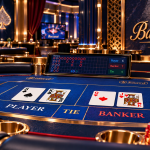 Luxurious Live Baccarat Table