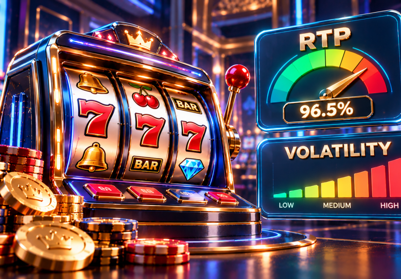 Neon Pokie Volatility and RTP Dashboard